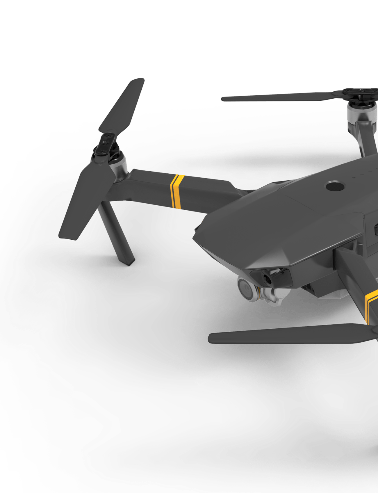 Drone on the ground