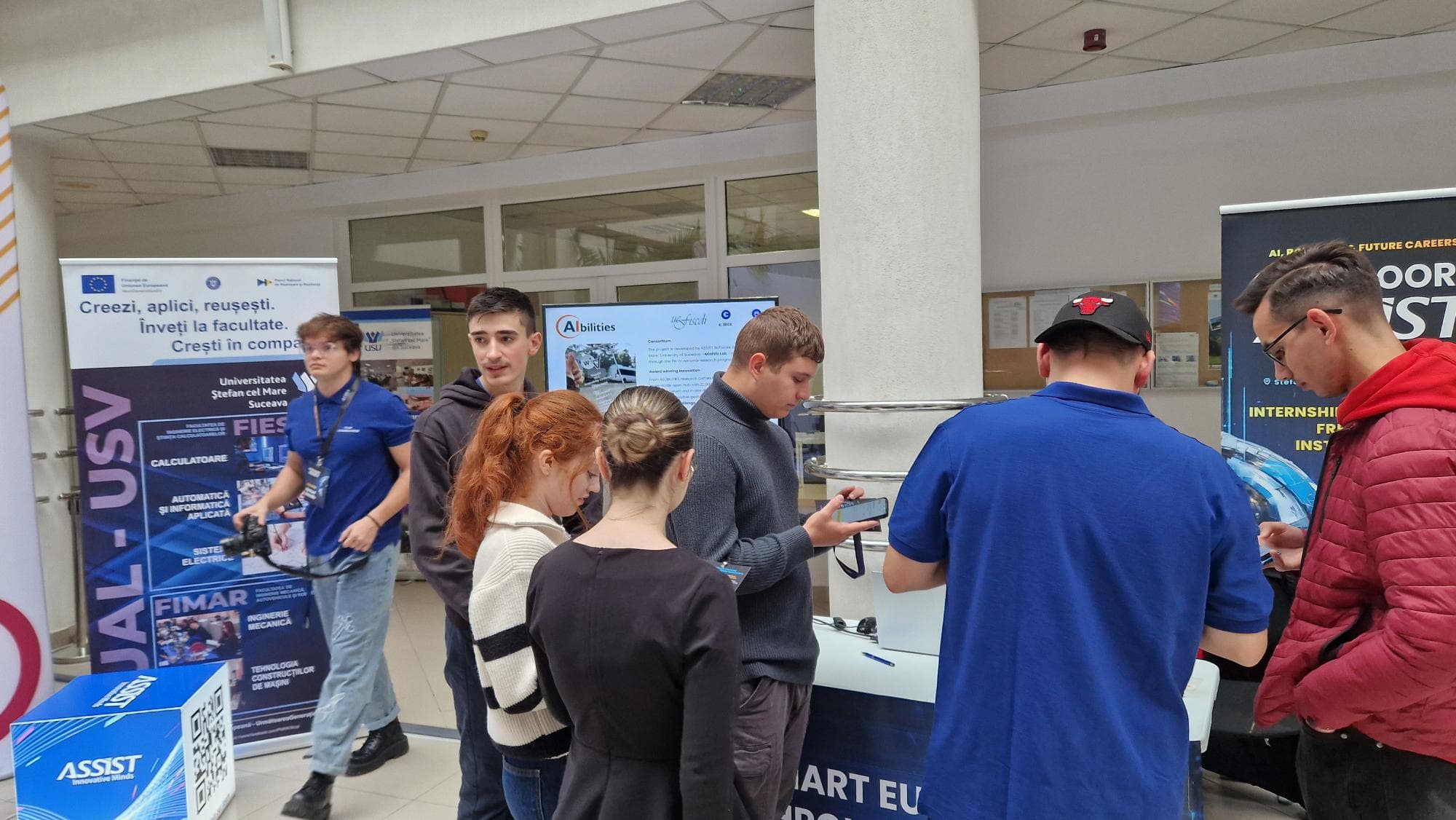 People at the Open Doors ASSIST event