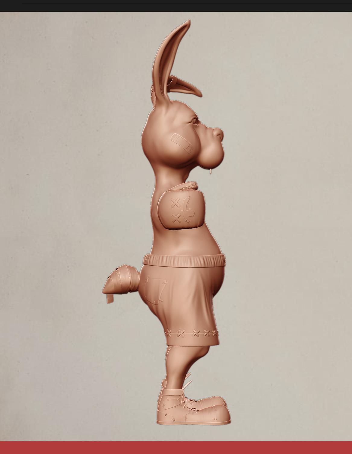 Bunny side view