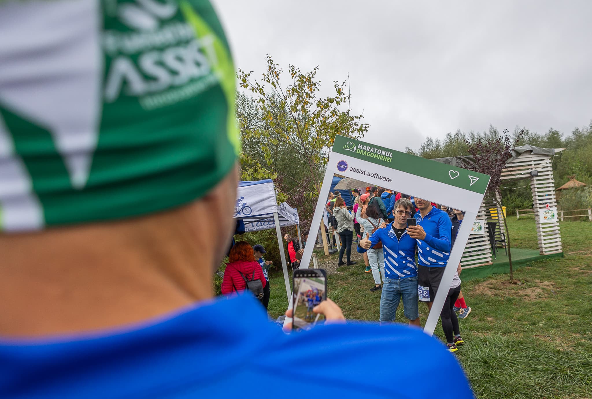 Runners Conquer the Muddy Trails of The  Dragormina Marathon, on a Rainy Day