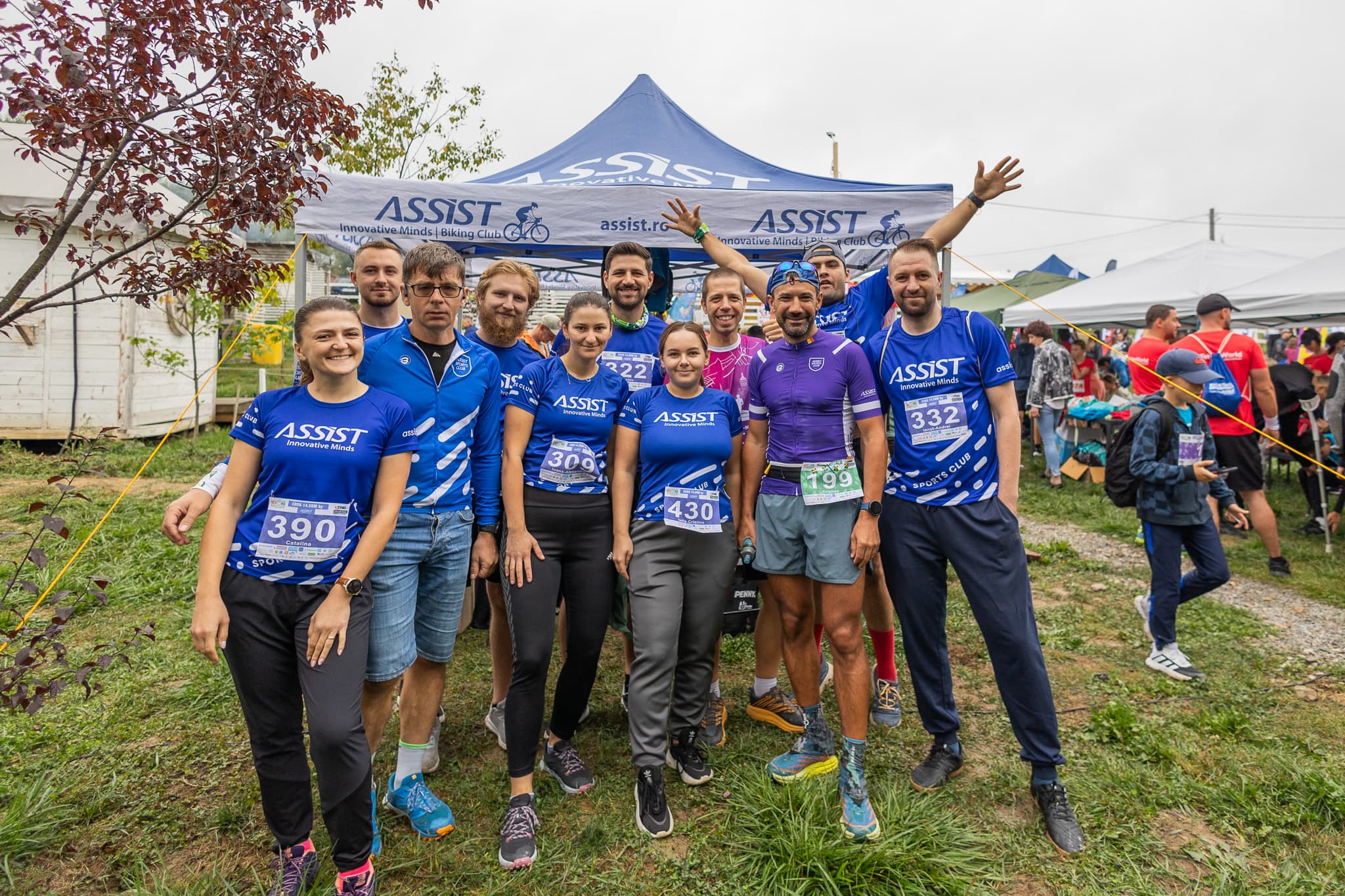 Runners Conquer the Muddy Trails of The  Dragormina Marathon, on a Rainy Day