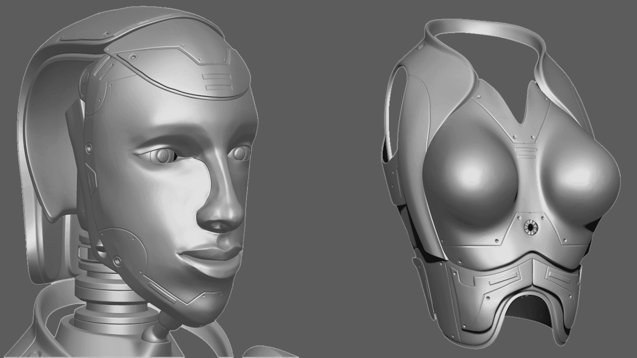 high poly details