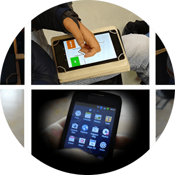 people using tablets