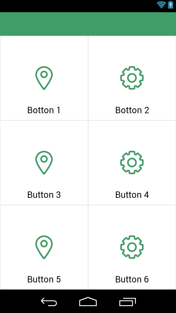 Android buttons