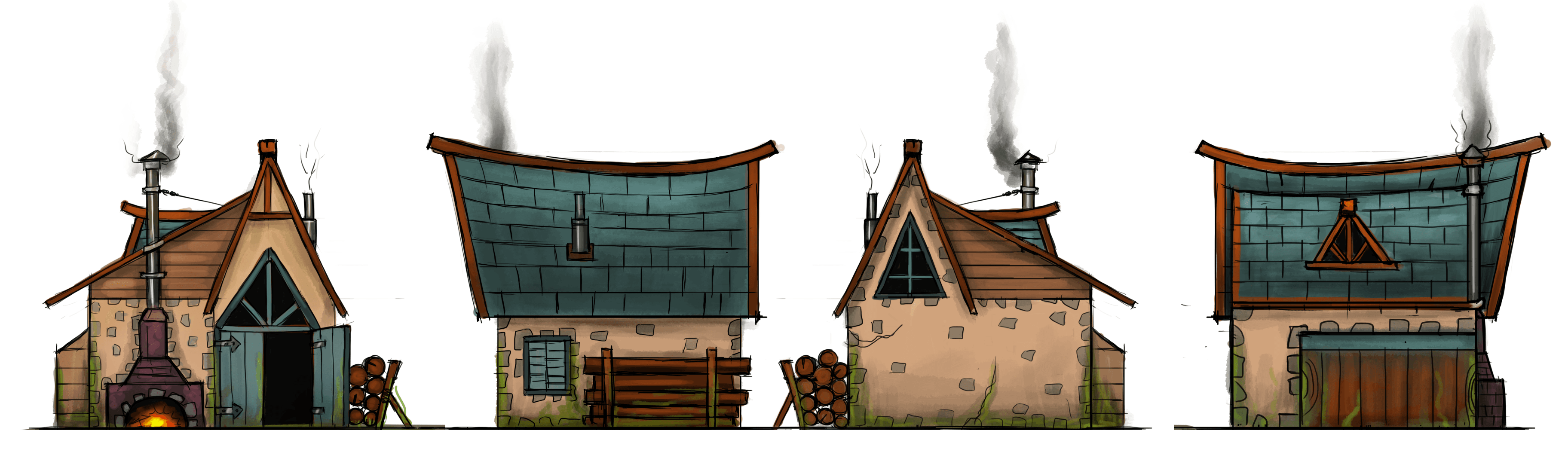 The Blacksmith’s House - A 2D to 3D workflow pipeline