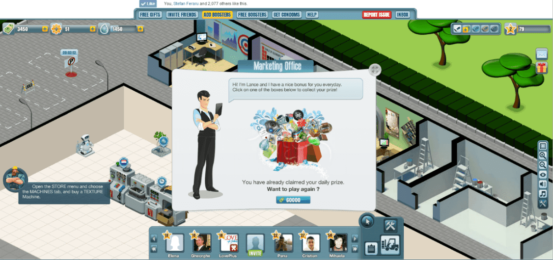 Facebook game development