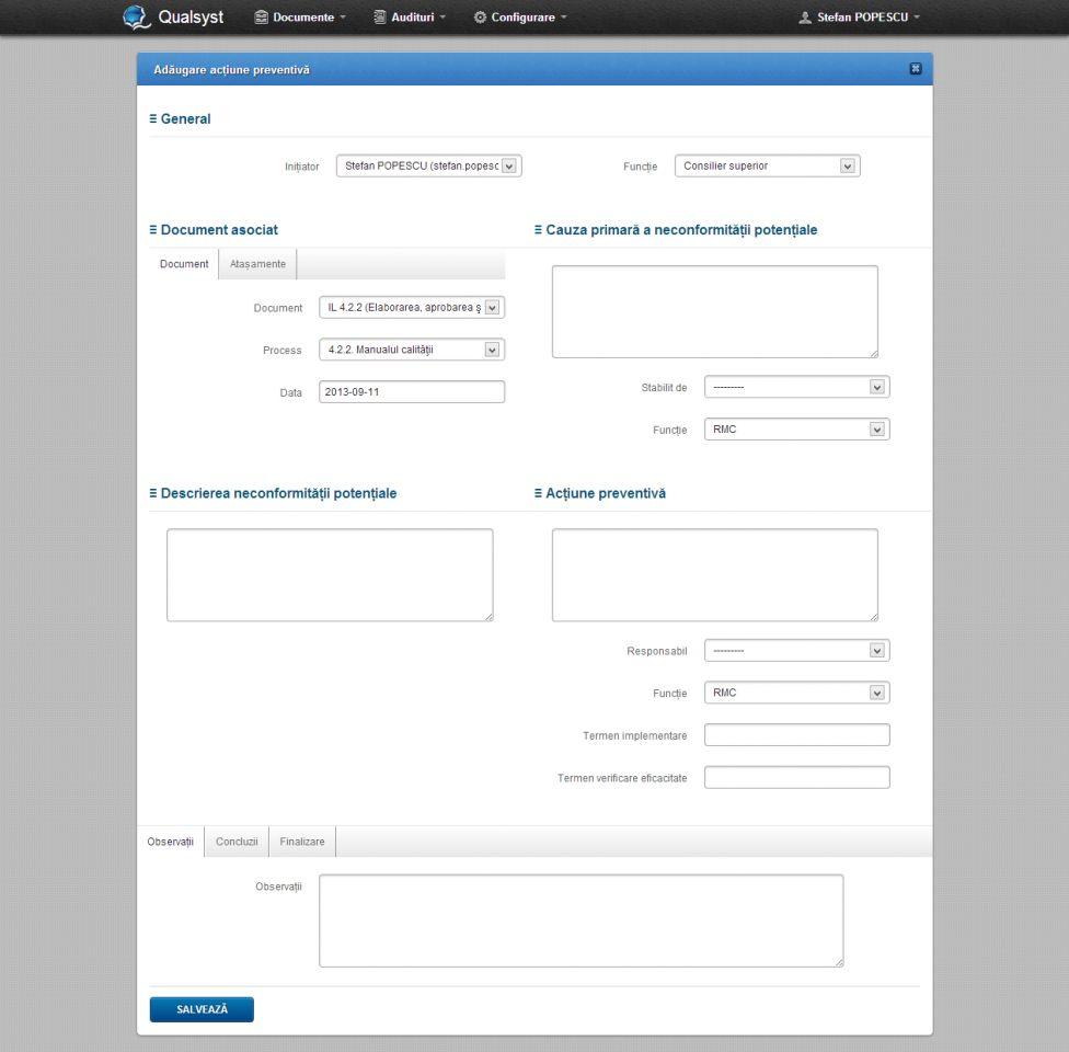 Qualsyst date management