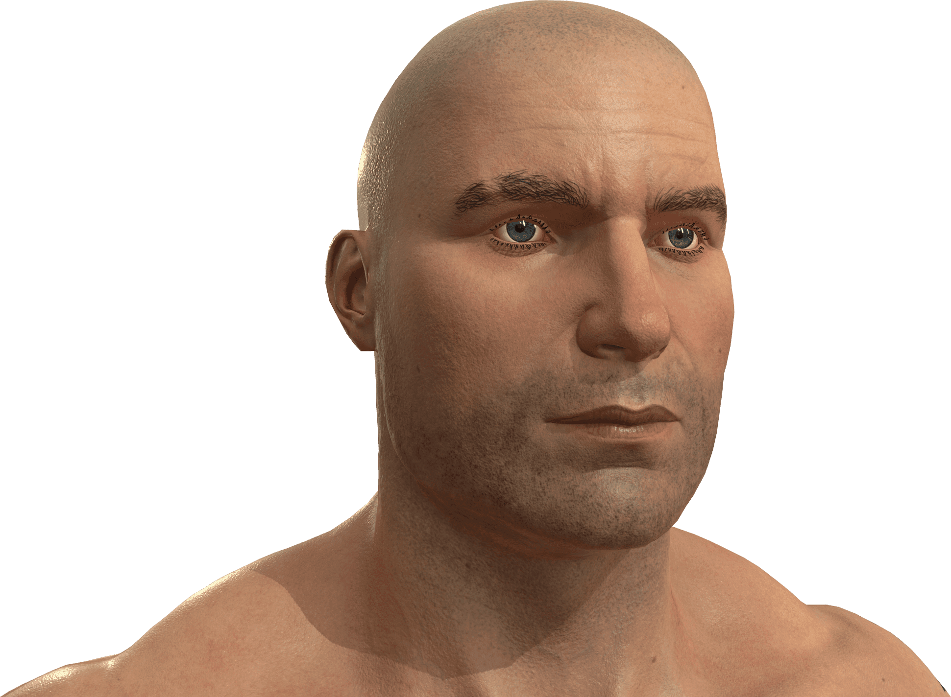 Game Character Production - Applying Industry Standards across Production Pipeline - human anatomy details - texturing in Substance Painter