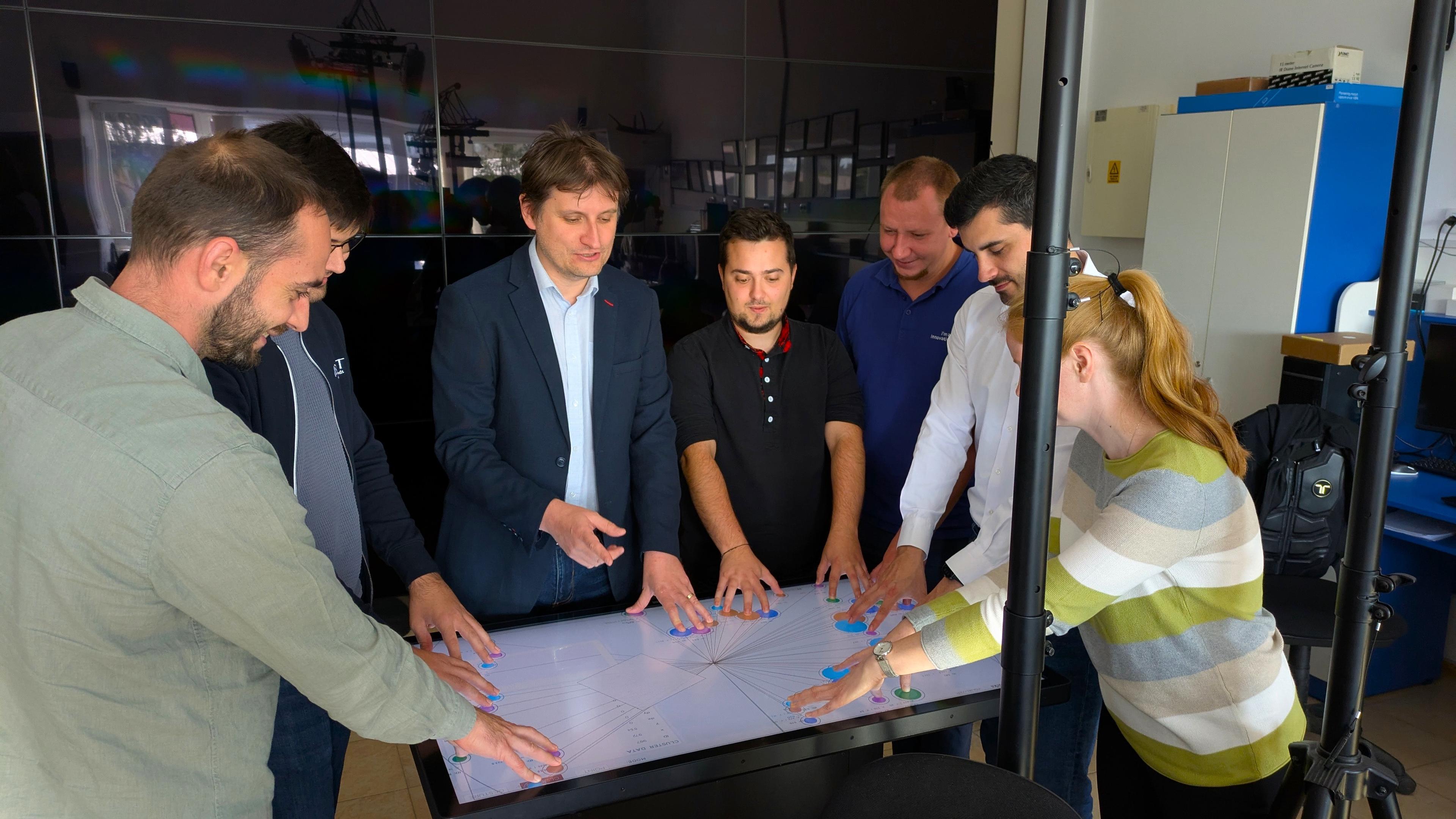 Project partners testing inclusive tech