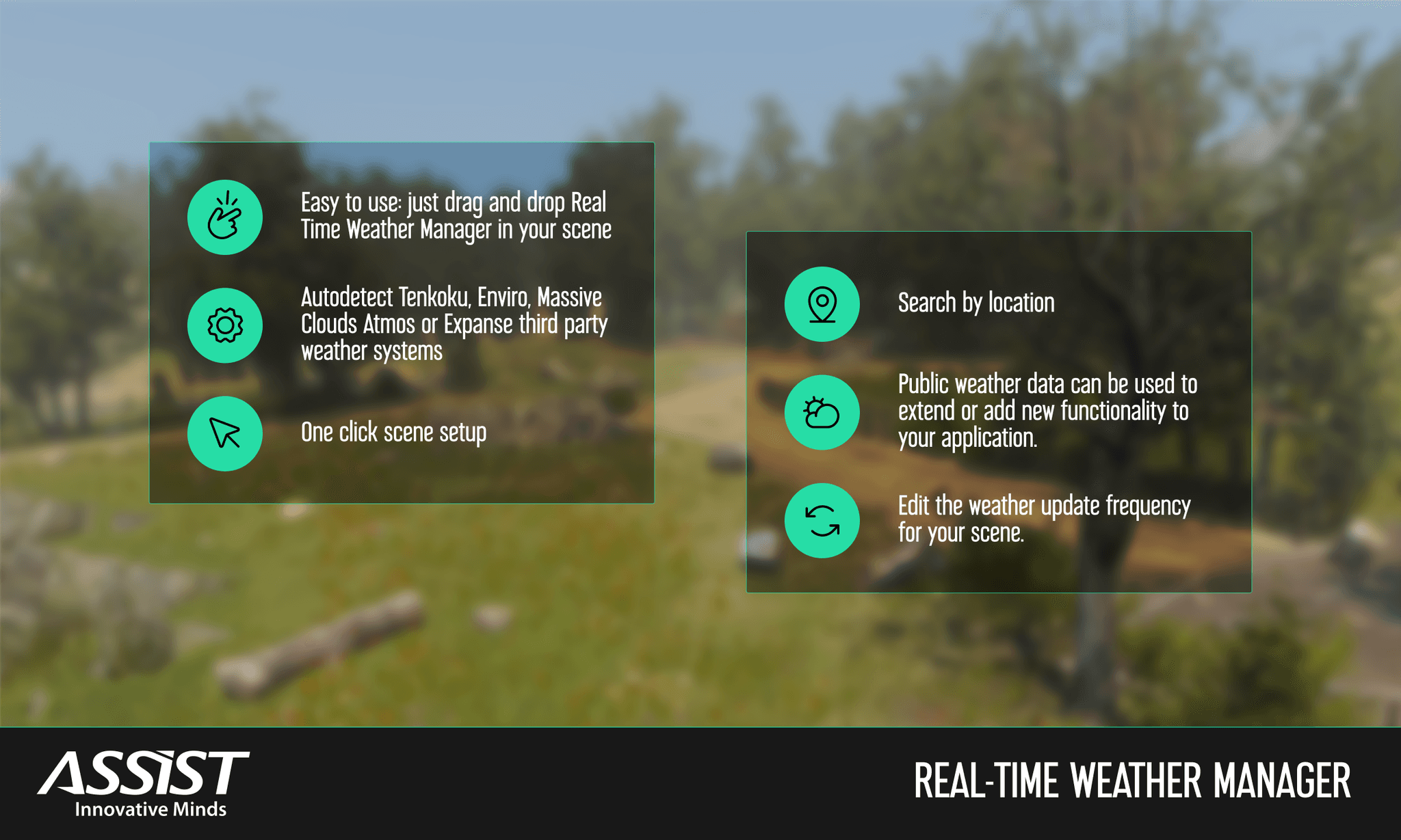 ASSIST Software - Real-Time Weather the Unity plugin you need
