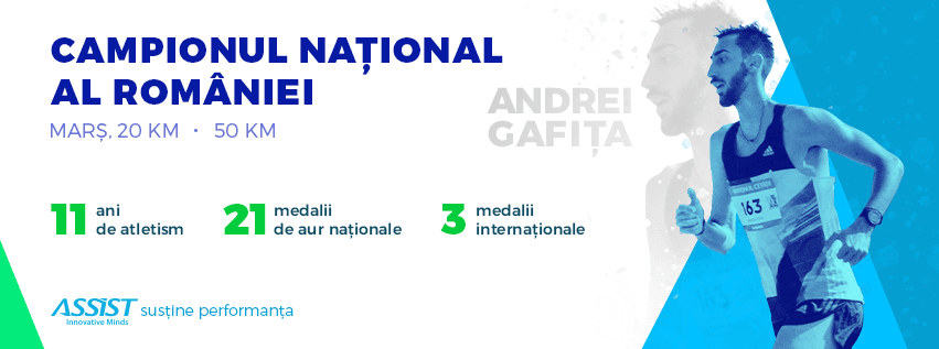 ASSIST Software Teams Up with Race Walking Champion Andrei Gafita - Cover photo