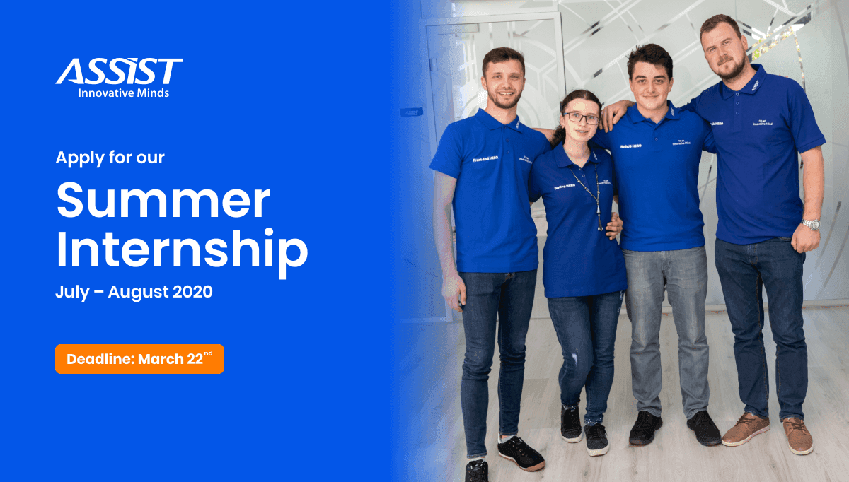 Apply for a Summer Internship at ASSIST Software!