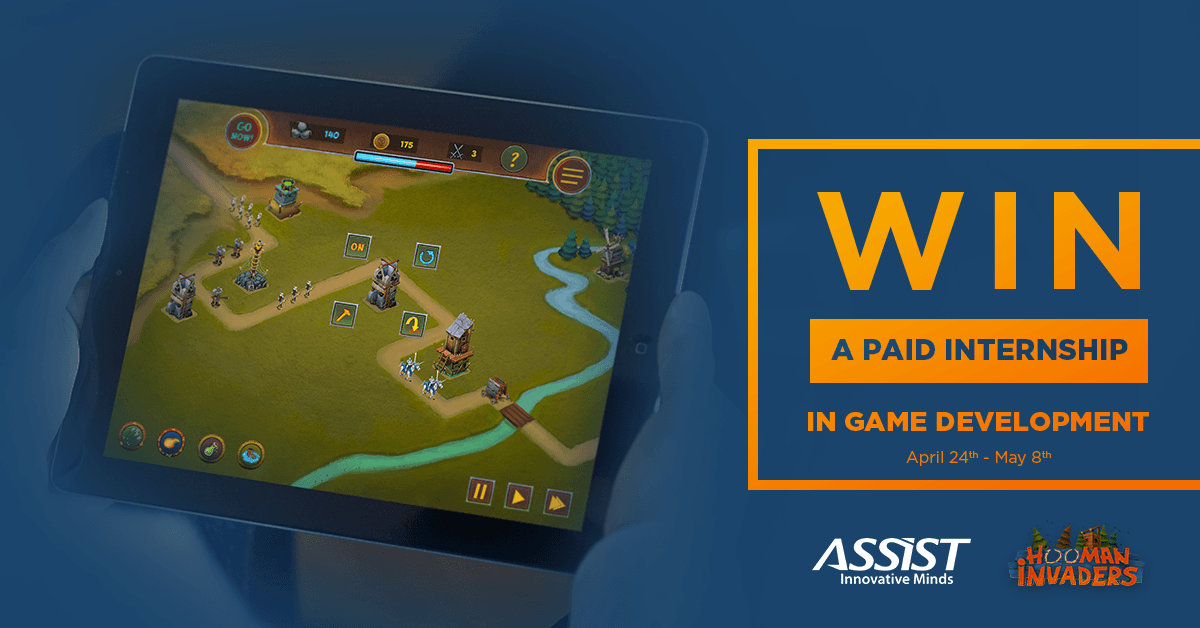 CONTEST! Win a Paid Internship in Game Development, April 24th - May 8th 2017-ASSIST Software Romania