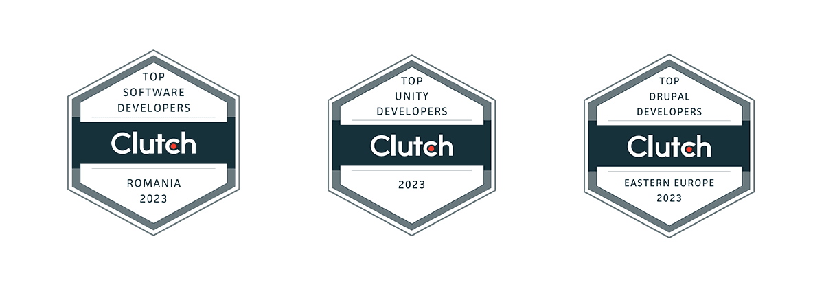 Badges from Clutch won by ASSIST Software European Company