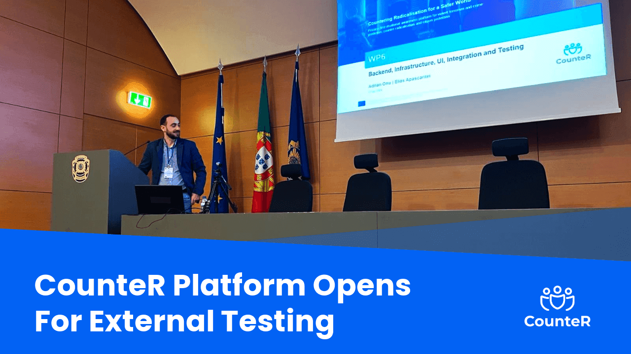 The 6th CounteR Technical Meeting deemed CounteR ready for external testing