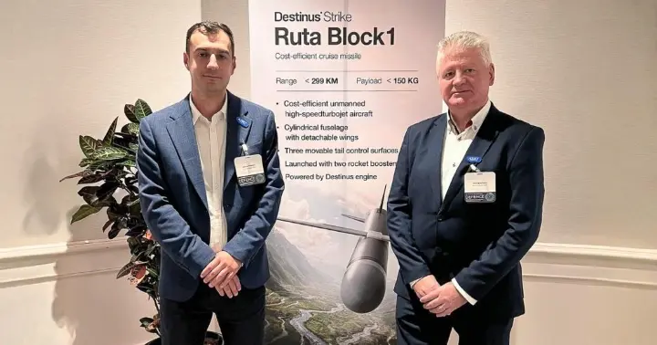 Gabriel Tironean and Gheorghe David at the conference