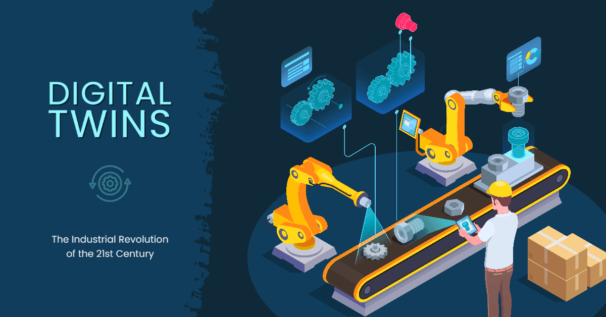 Digital Twins Image Industrial revolution 21st century