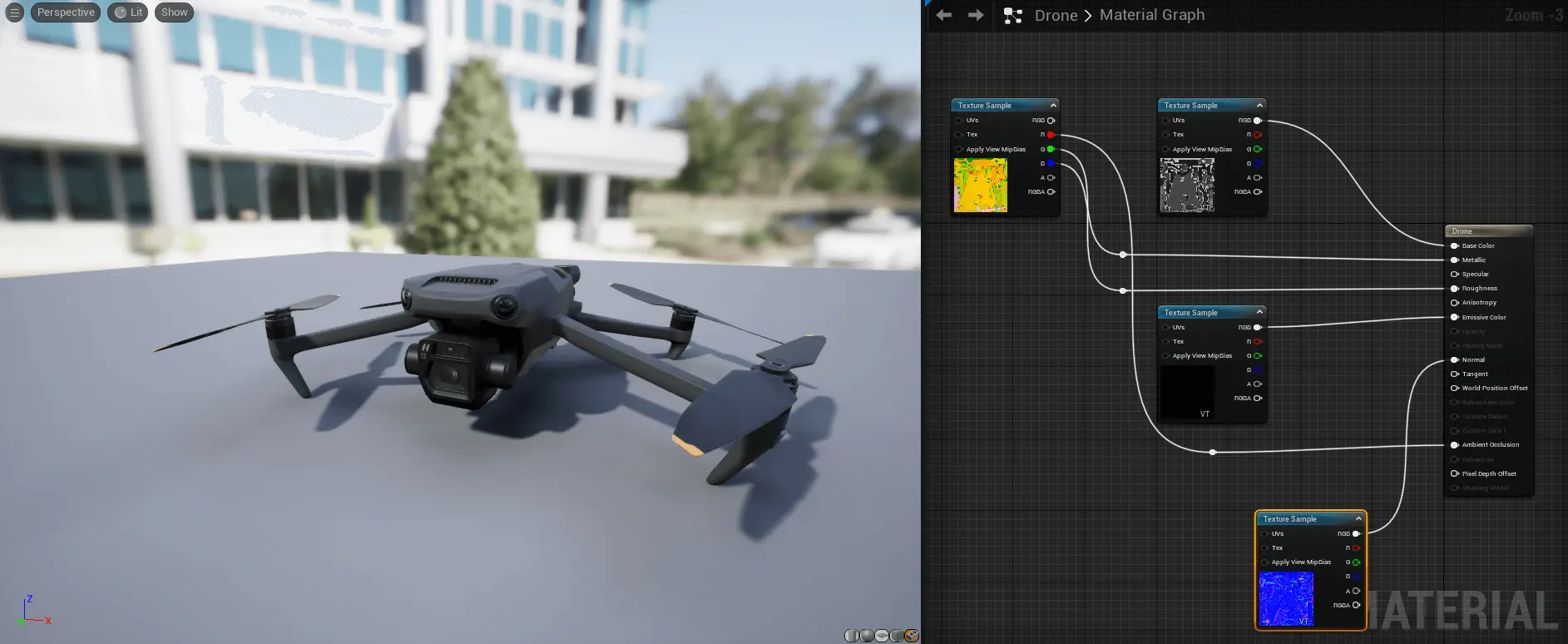 Drone Texture Sample PARS R&D Project
