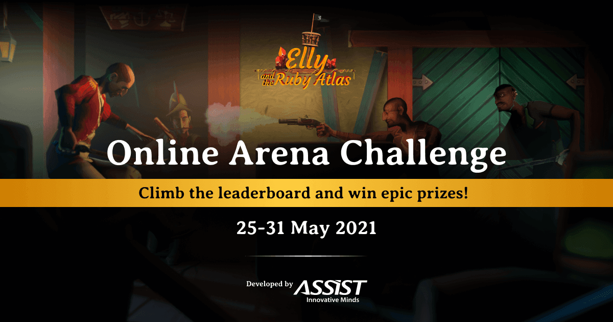 Online Arena Event Announcement, fire battle