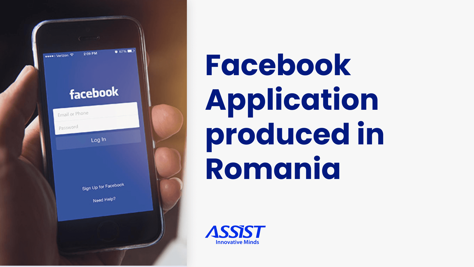 Facebook Application produced in Romania- ASSIST Software