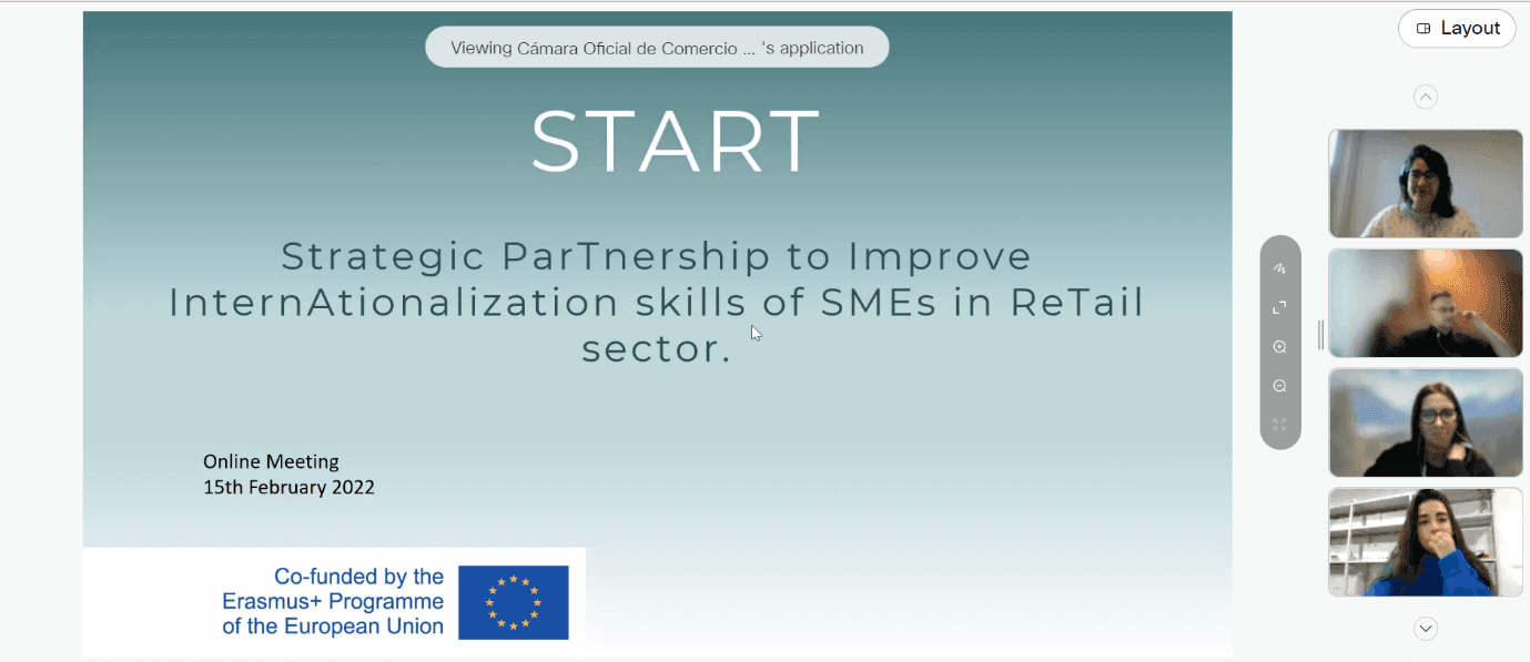 START online meeting EU project