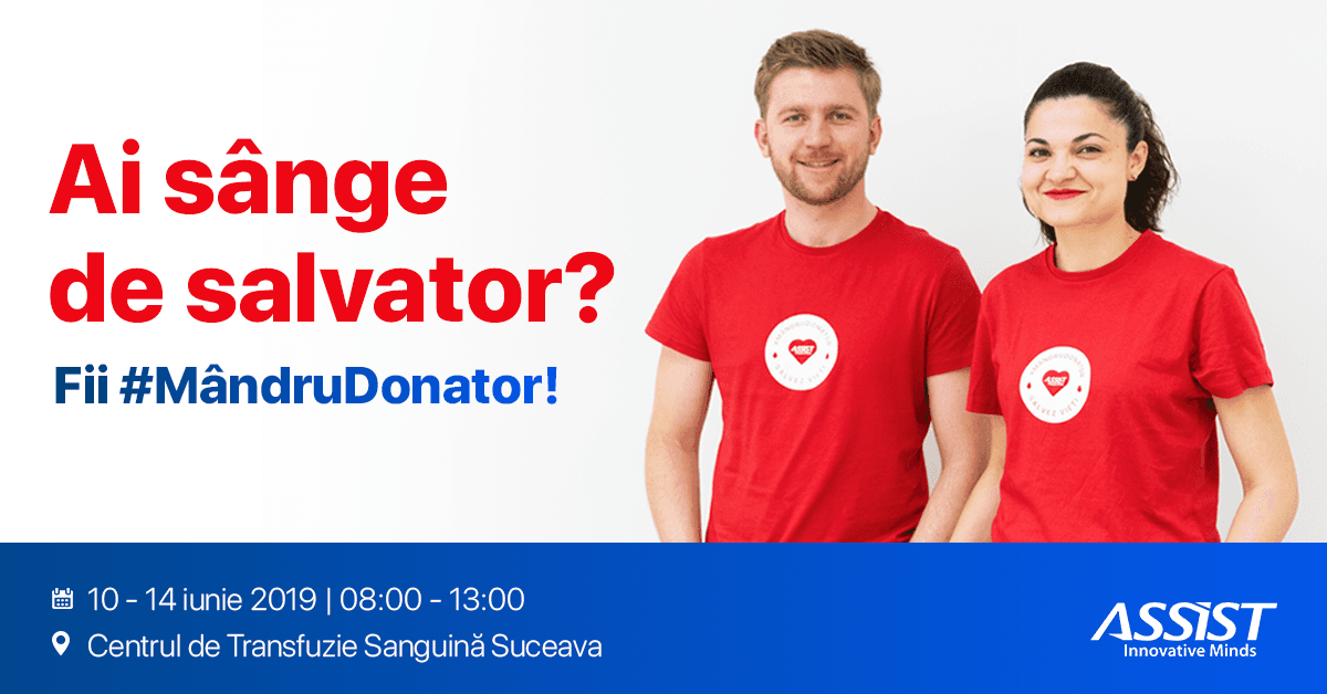 Honoring World Blood Donor Day at ASSIST Software - cover photo