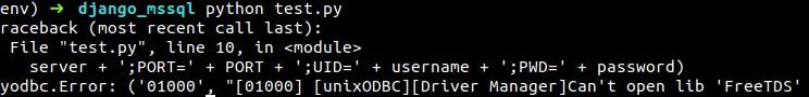 Integrating MSSQL server with Django 2.0.7 and Python 3.6.5 using Ubuntu 18 as a local environment - ASSIST Software - Andrei Roman