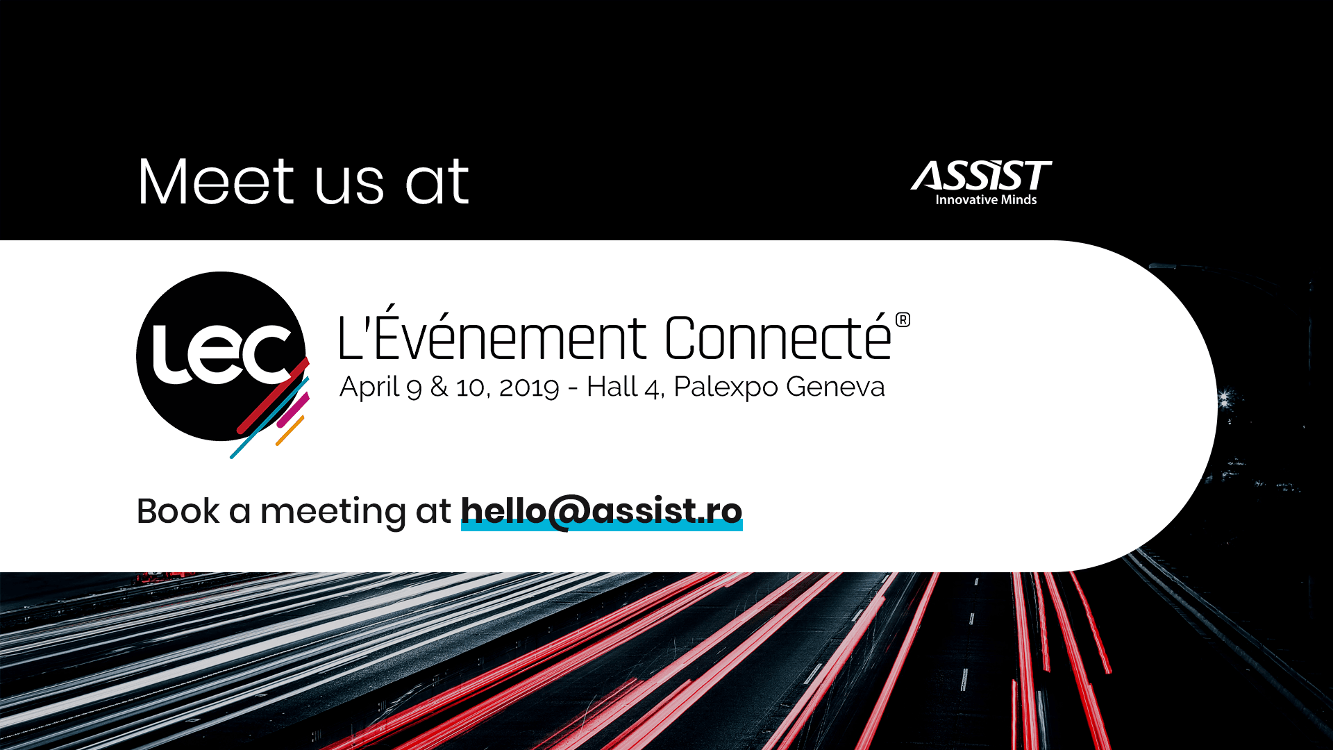Meet us at the L’Évenement Connecté Exhibition in Geneva!-ASSIST Software Romania