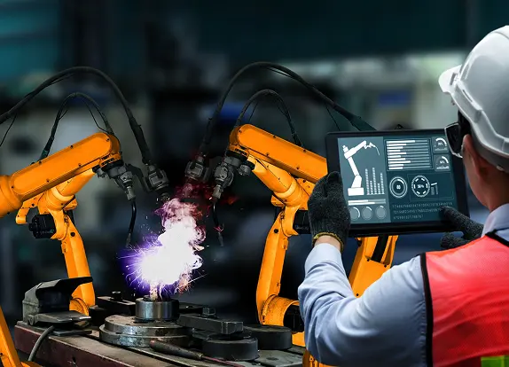 industrial robotic arms