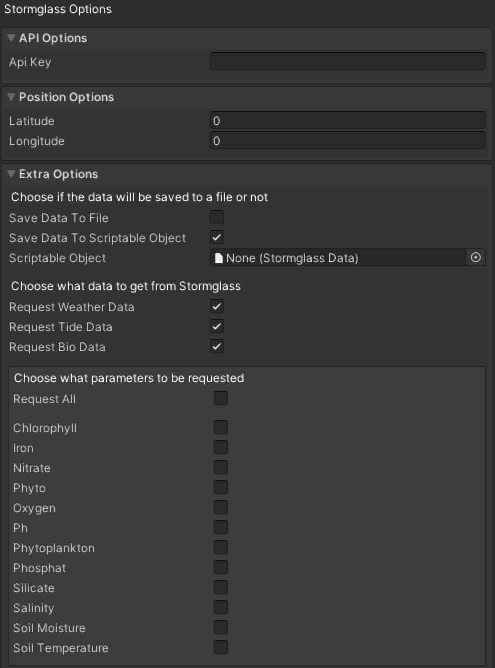 StormGlass API