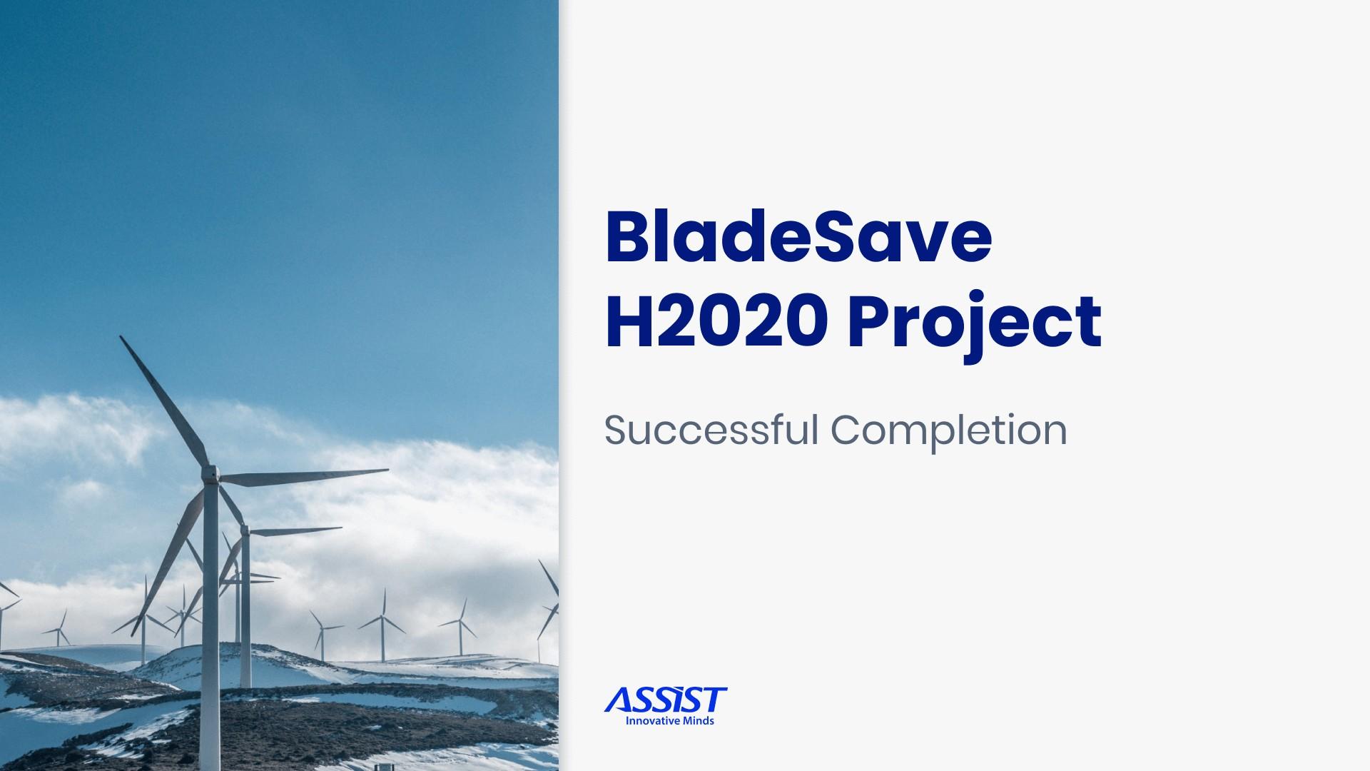 Successful completion of the BladeSave H2020 project - header image
