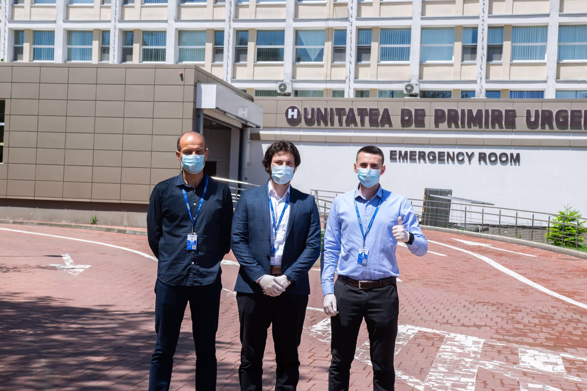 The ASSIST Software team donates a ventilator and other medical equipment