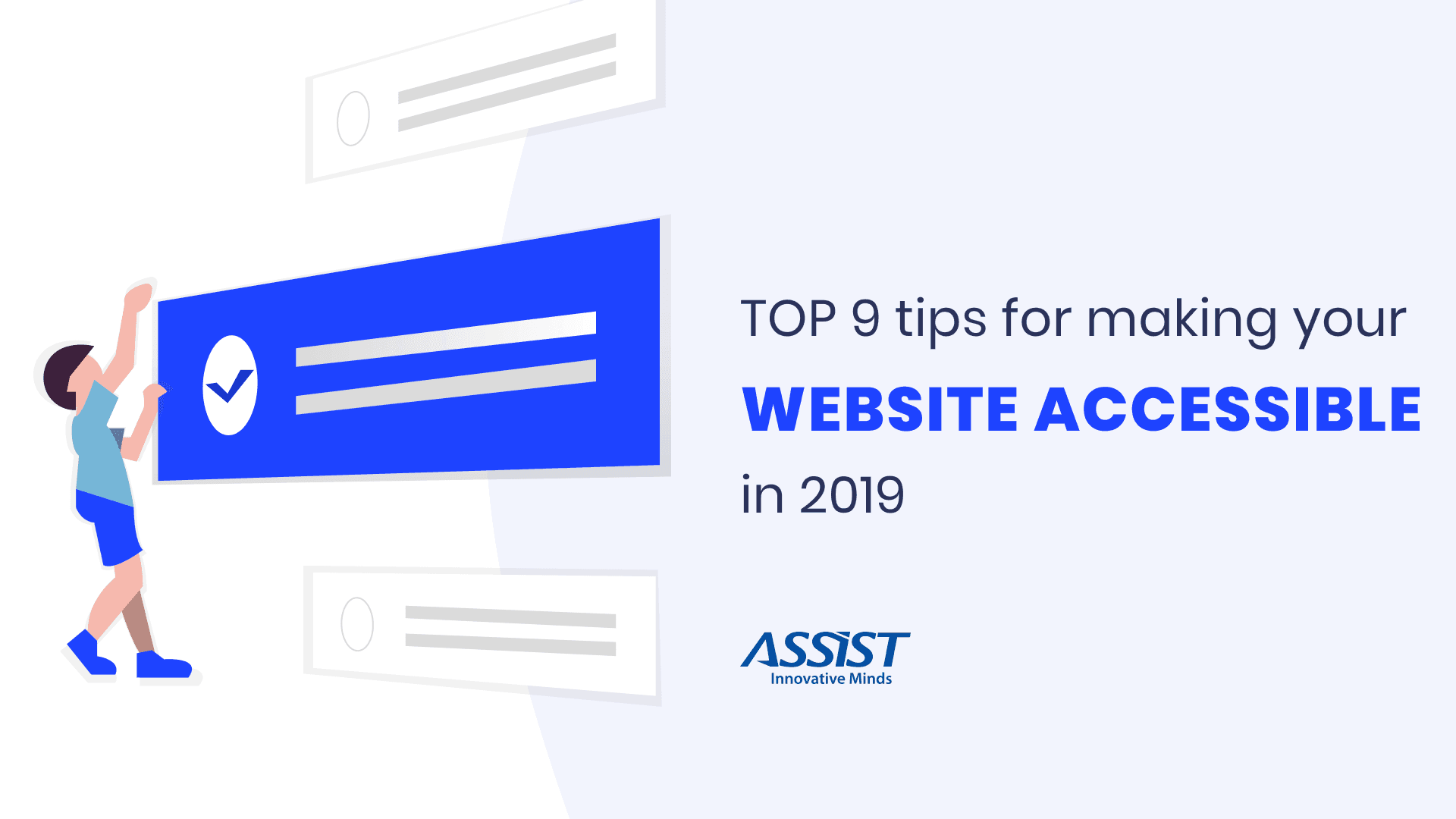 Top 9 tips for making your Website Accessible in 2019