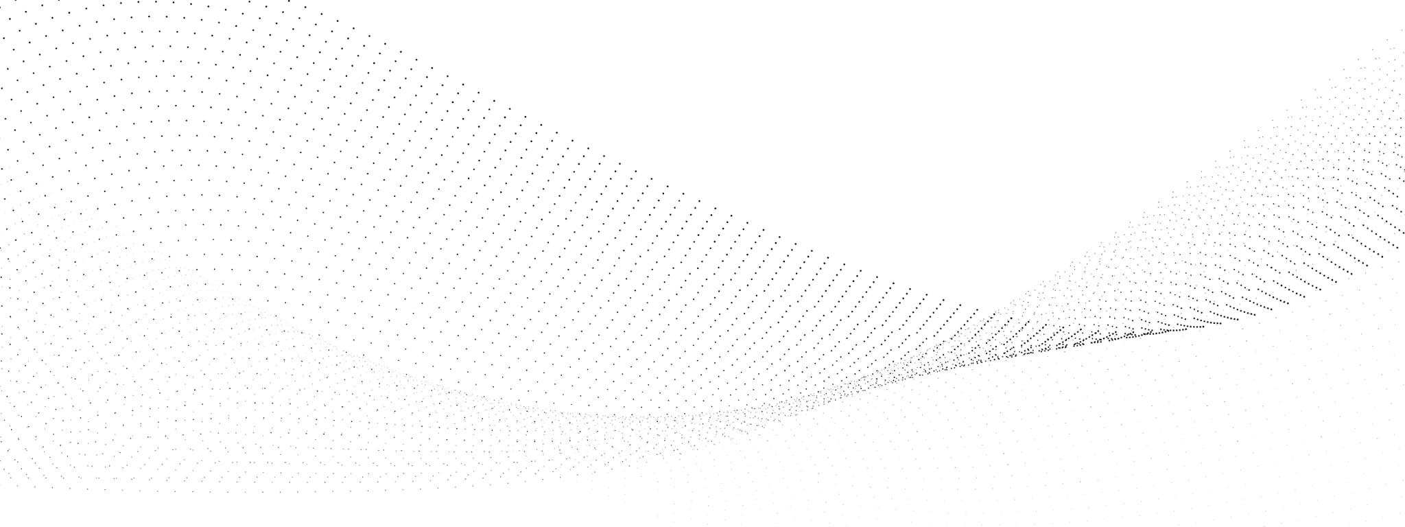 decorative wave made of points