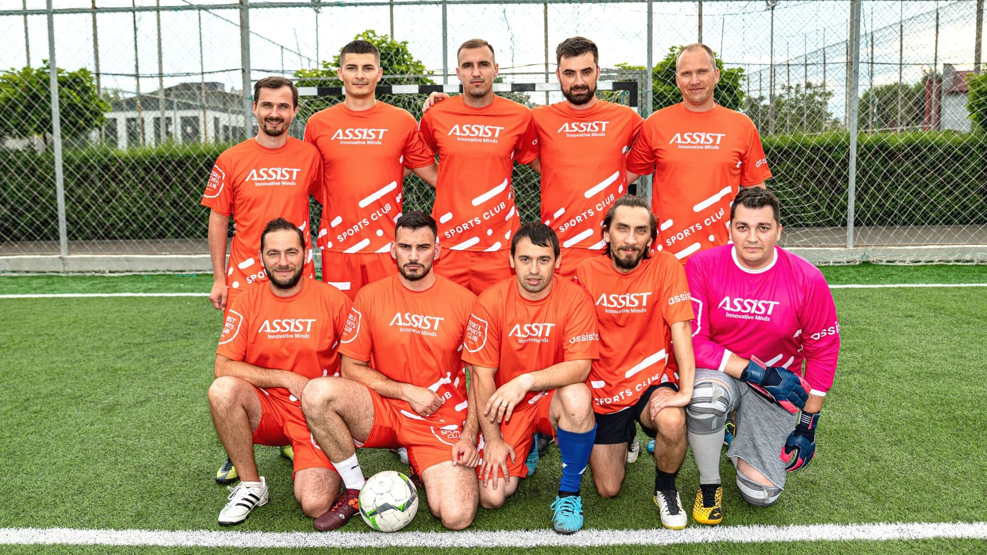 ASSIST Software football team placed 4th in the Golden Companies League
