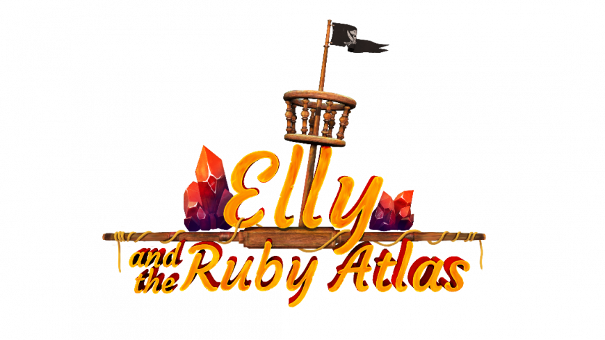 Elly and the Ruby Atlast logo pirate game