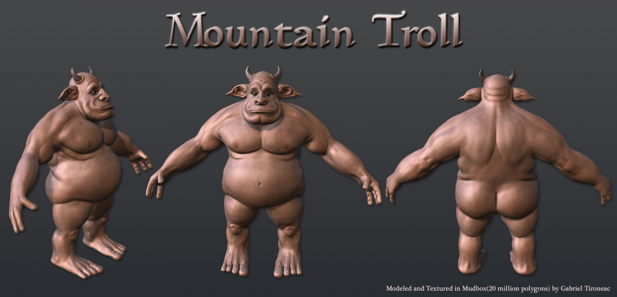 Mobile Game Development CGI Troll Model