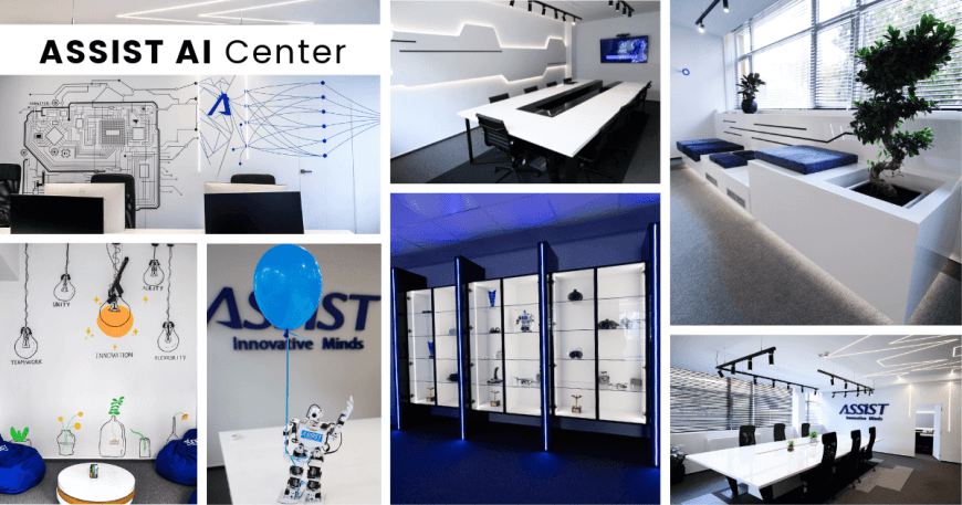 Collage with AI Center