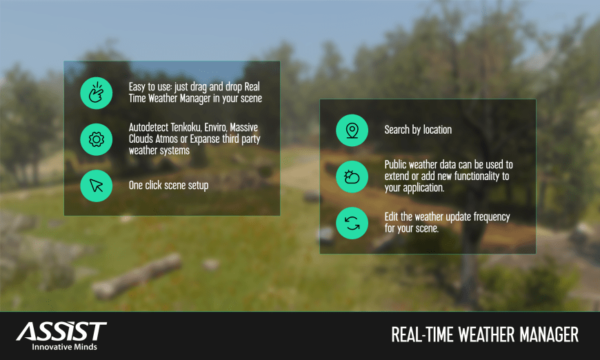  ASSIST Software - Real-Time Weather the Unity plugin you need