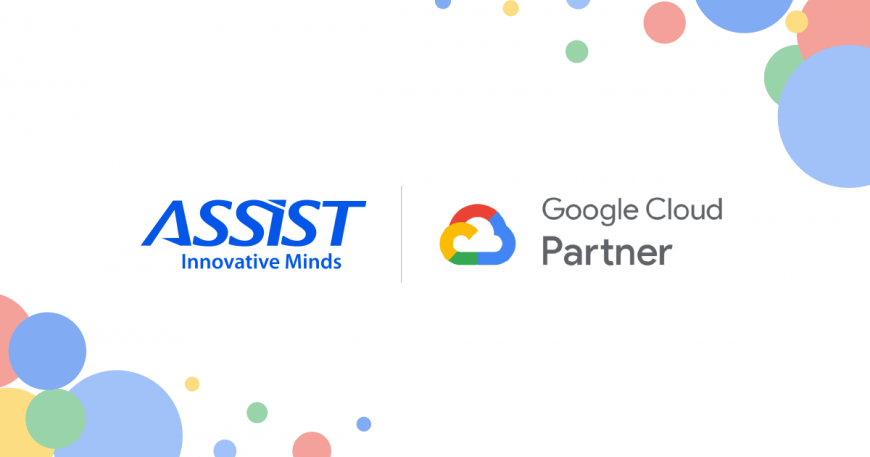 ASSIST Software company logo and Google Cloud Partner logo