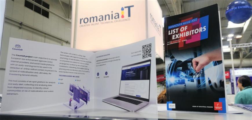 European Projects Flyers at Hannover Messe