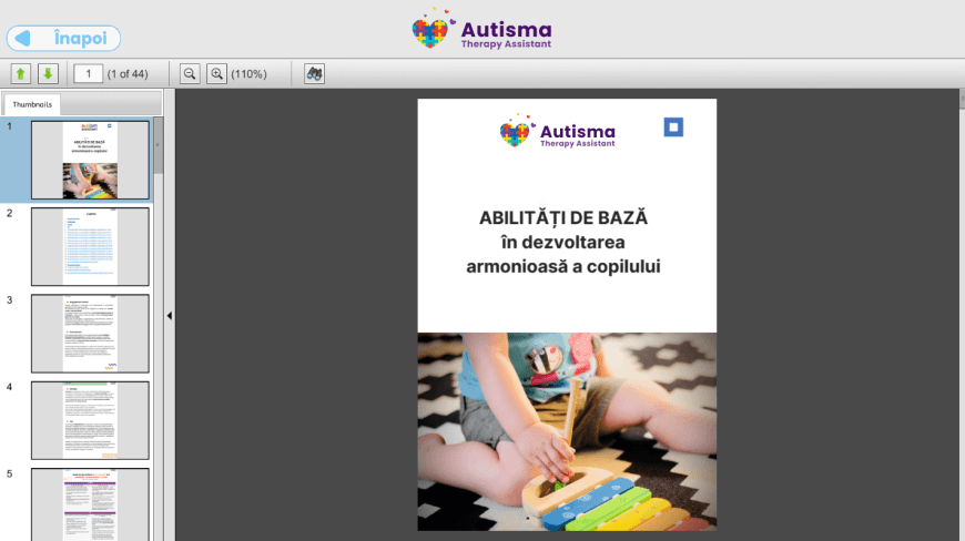 Autisma Therapy ASSISTant Mobile Parental Guide ASSIST Software