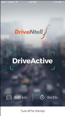  DriveNtell- informative screen