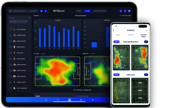 STATSports app interface