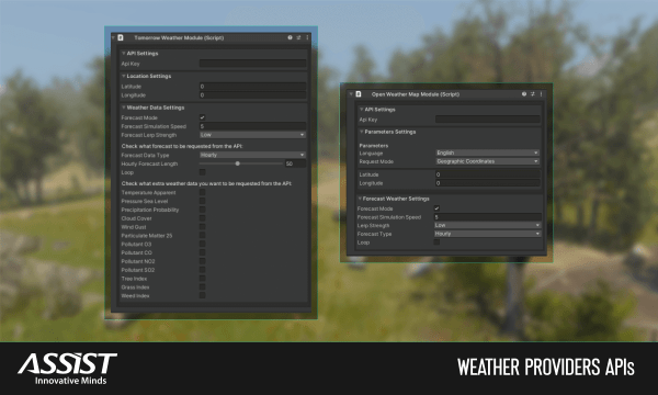 Features for Real-time Weather