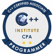 C++ certified Associate Programmer Certification Logo 