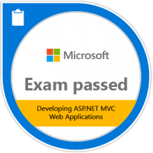 Developing ASP.NET MVC Web Applications certification - logo