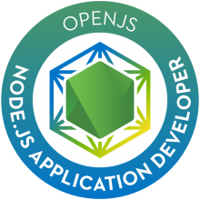  JSNAD OpenJS Node.js Application Developer certification - logo