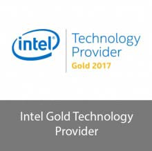 Intel Technology Provider Gold Certified Partner logo