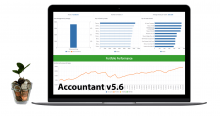 Accountant v5.6 financial data management application - promo image